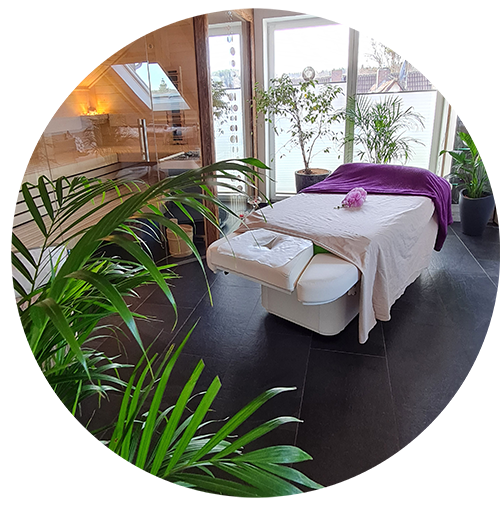 Massage Raum und Sauna